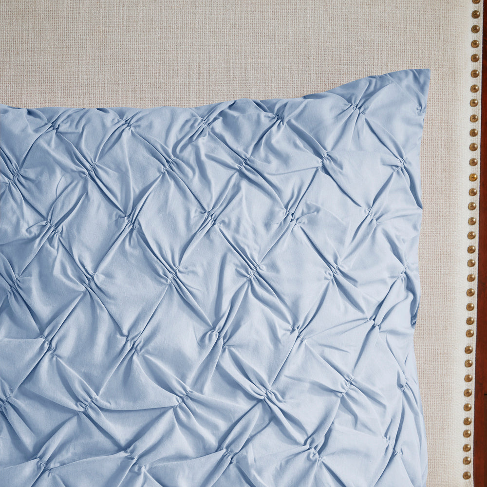 8 Piece Cotton Printed Comforter Set Blue Queen Media 2