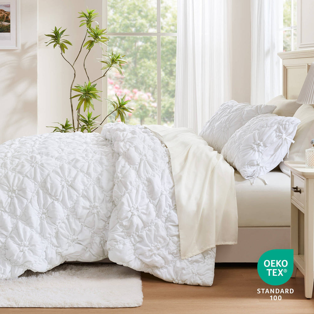 3PCS Full/Queen Comforter Set Media 9