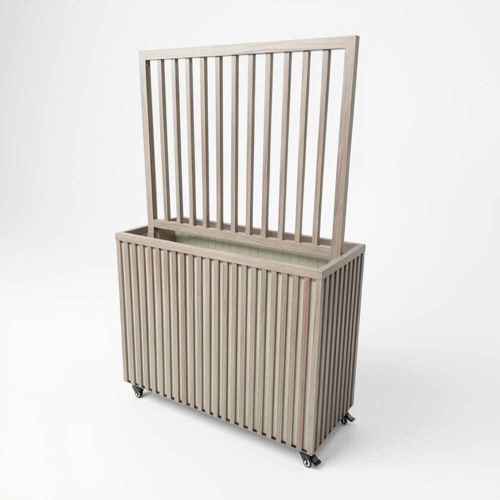 Grove Divider Planter- Grey Brown Media 1