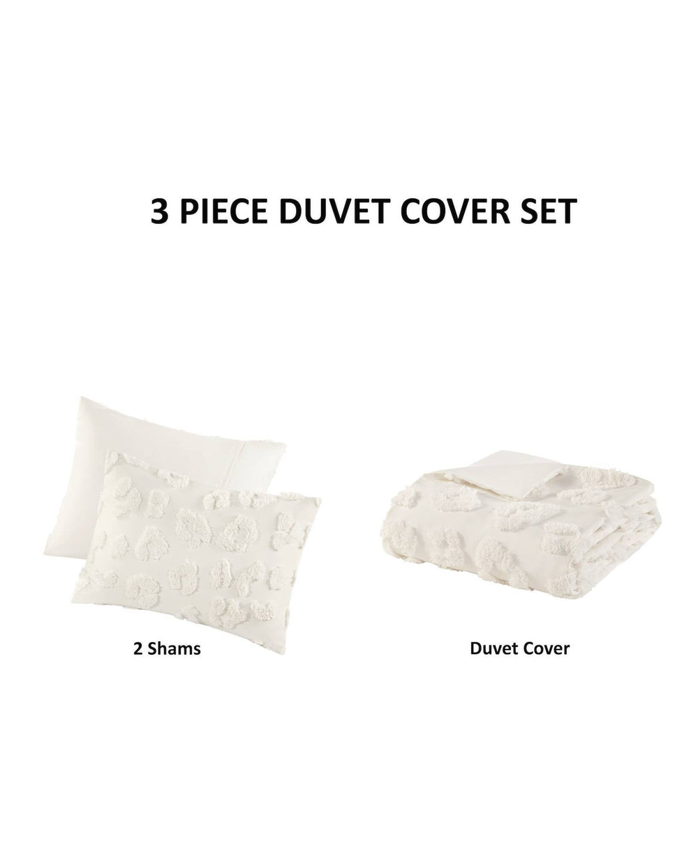 Animal Chenille Duvet Cover Set King/Cal King Media 9