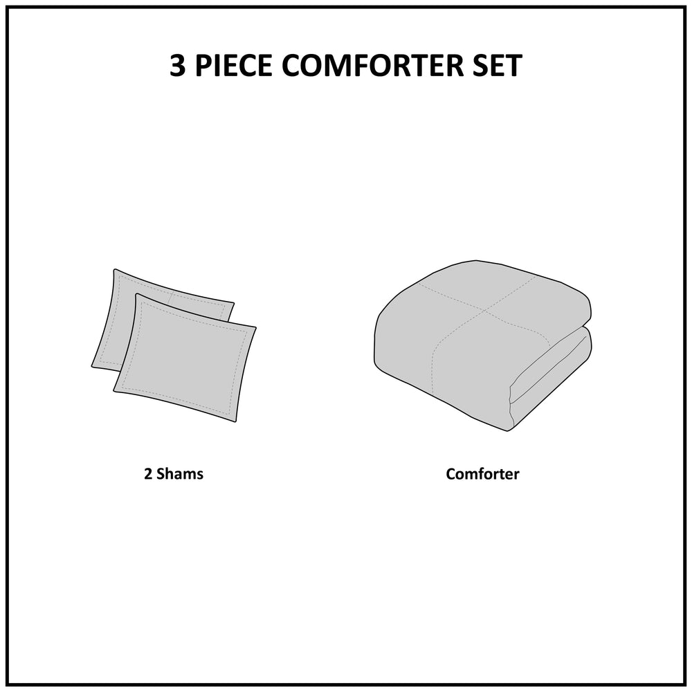 Full/Queen 3 Piece Comforter Mini Set Media 6