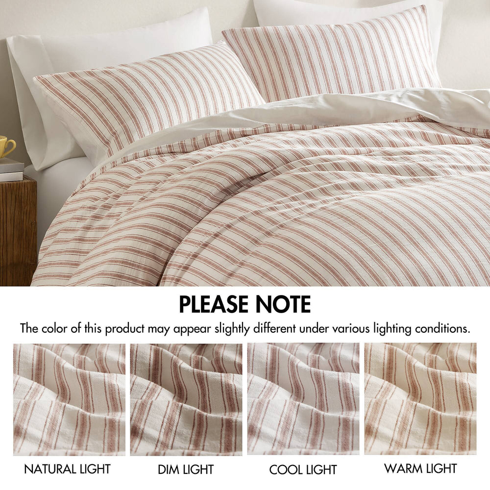 3 PCS King Duvet Set Terracotta Media 6