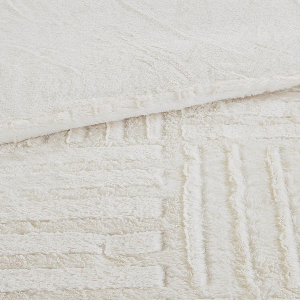 King/Cal King Fur Down Alternative Comforter Mini Set Media 5