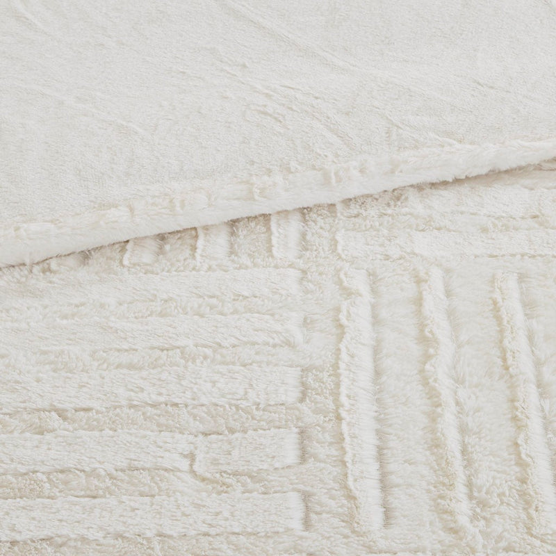 King/Cal King Fur Down Alternative Comforter Mini Set
