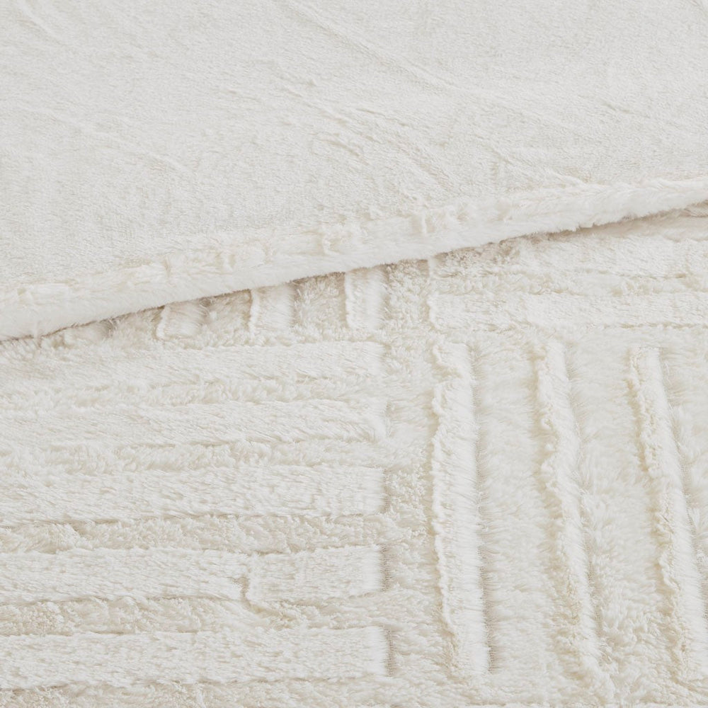 Full/Queen Fur Down Alternative Comforter Mini Set Media 5