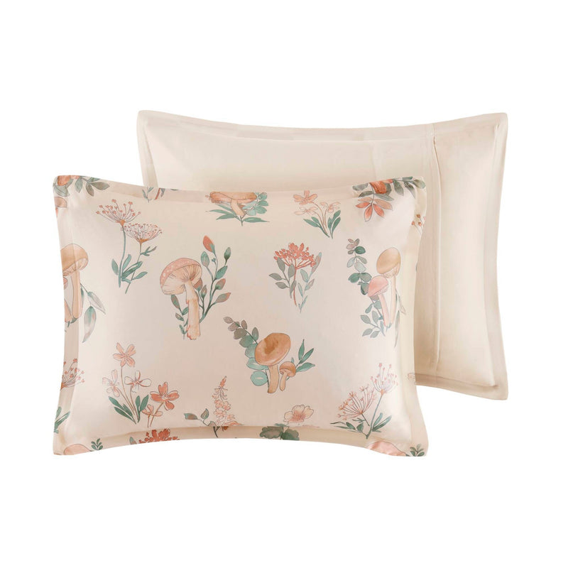 4- Piece Full/Queen Mushroom Garden Comforter Set