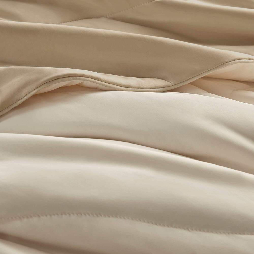 1-Piece Full/Queen Reversible Tencel Comforter Blanket,Linen Media 7