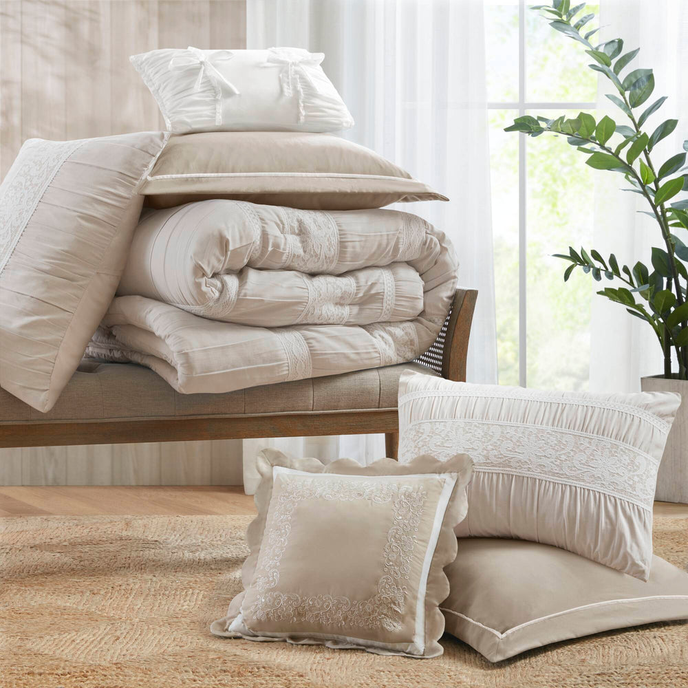 7- Piece Queen Jacquard Comforter Set Media 12