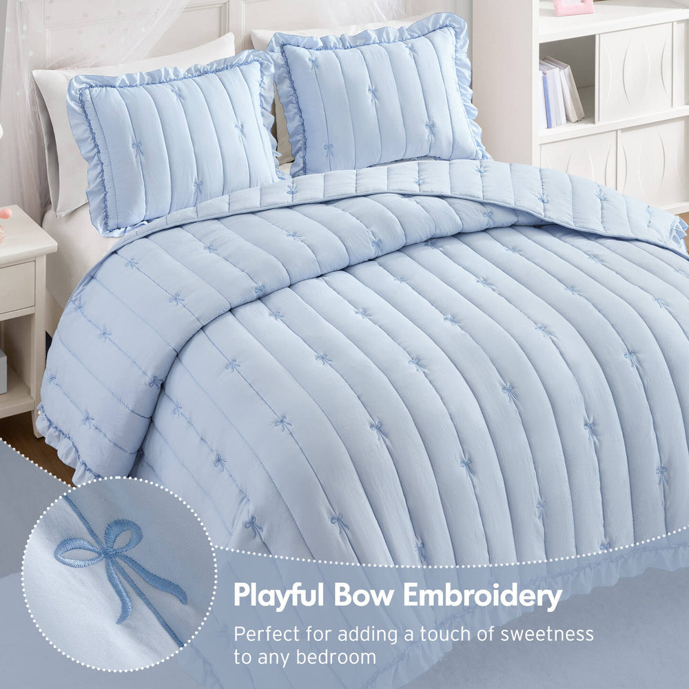 3- Piece Full/Queen Quilt Mini Set Media 9