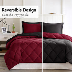 3M Scotchgard Diamond Quilting Reversible Down Alternative Comforter Set perspective