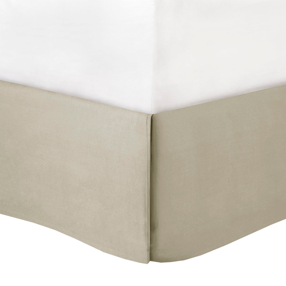 7 PC Pieced Faux Suede Comforter Set Green King Media 11