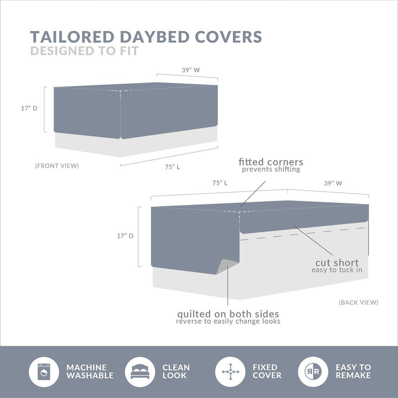 6 Piece Reversible Daybed Cover Set Multi Daybed
