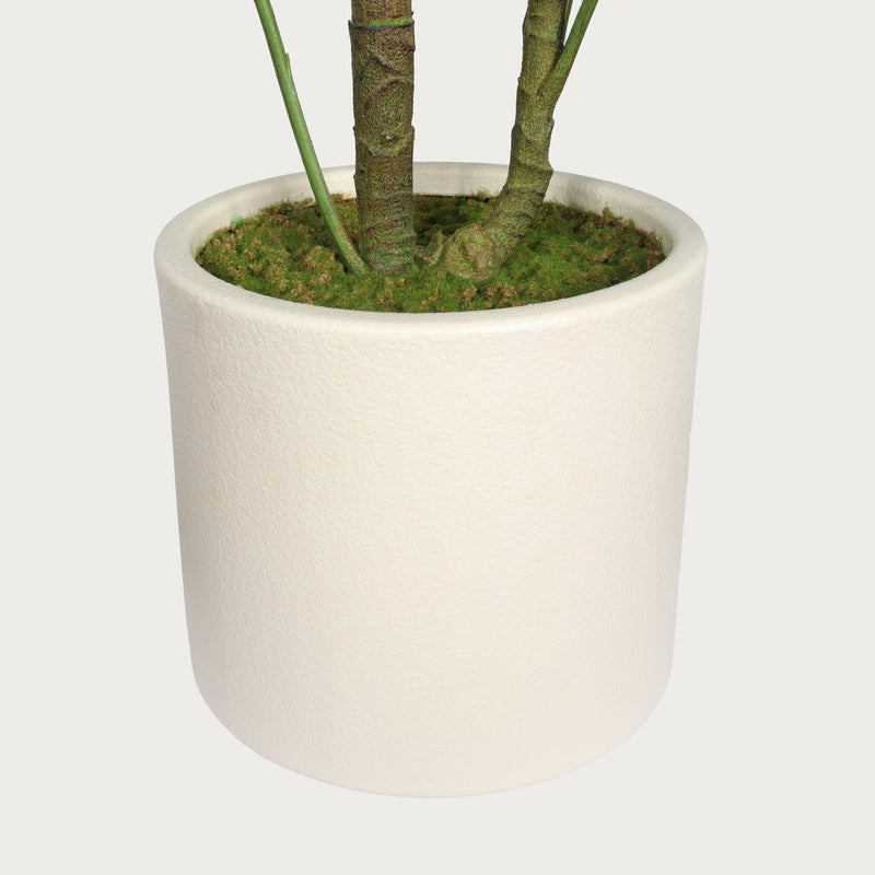 30'' Artificial Monstera Deliciosa Plant with White Pot, 2 pcs / set