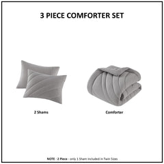 Poly Jersey Puffy Comforter Set perspective