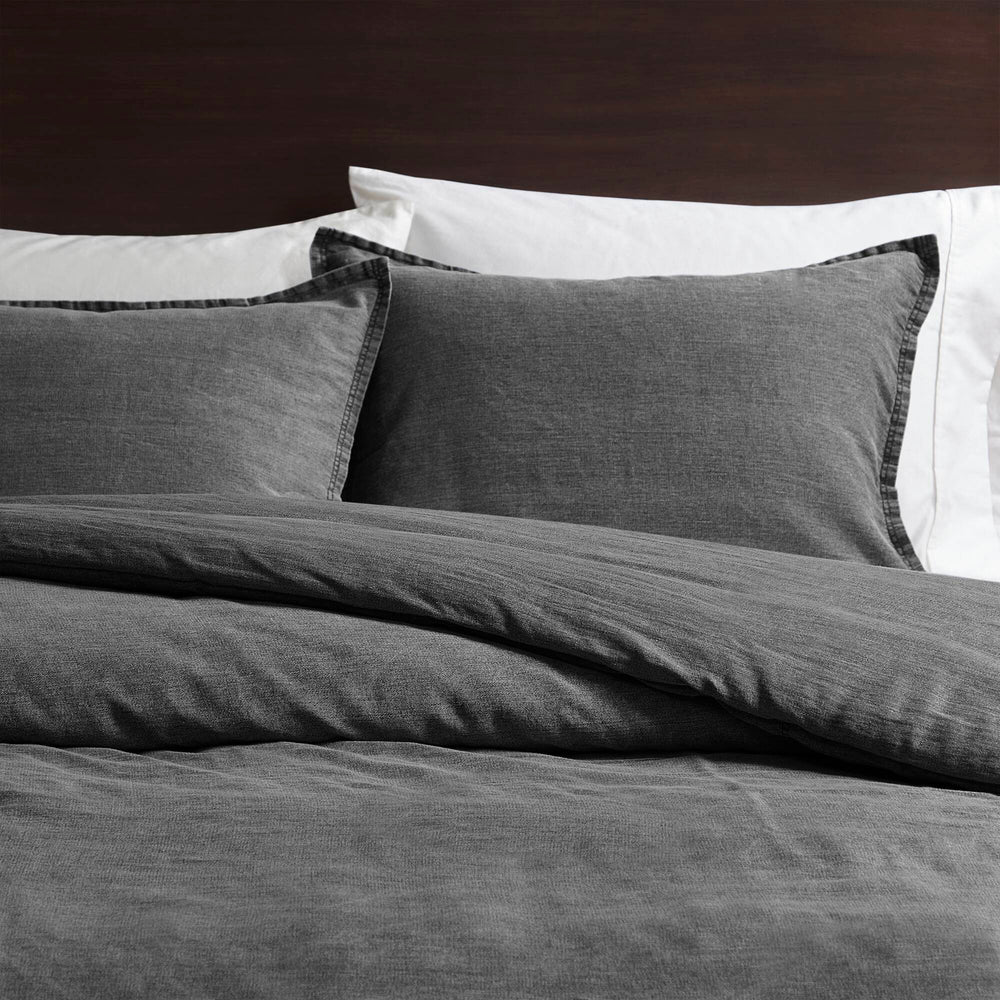 3PCS King/Cal King Twill Washed Duvet Set Media 18