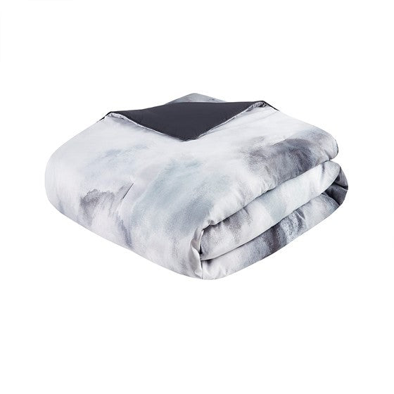 Twin/Twin XL Watercolor Tie Dye Printed Comforter Set with Throw Pillow Media 17