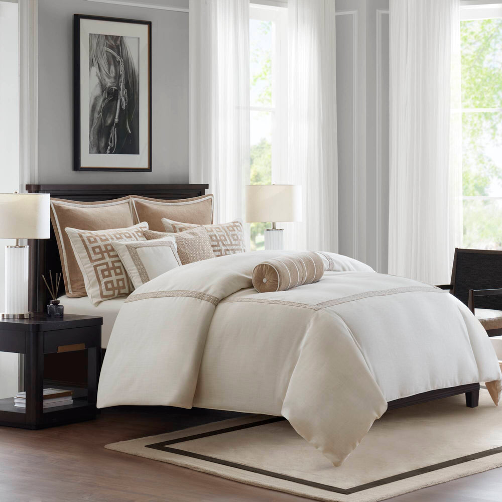 8- Piece Queen Comforter Set Media 1