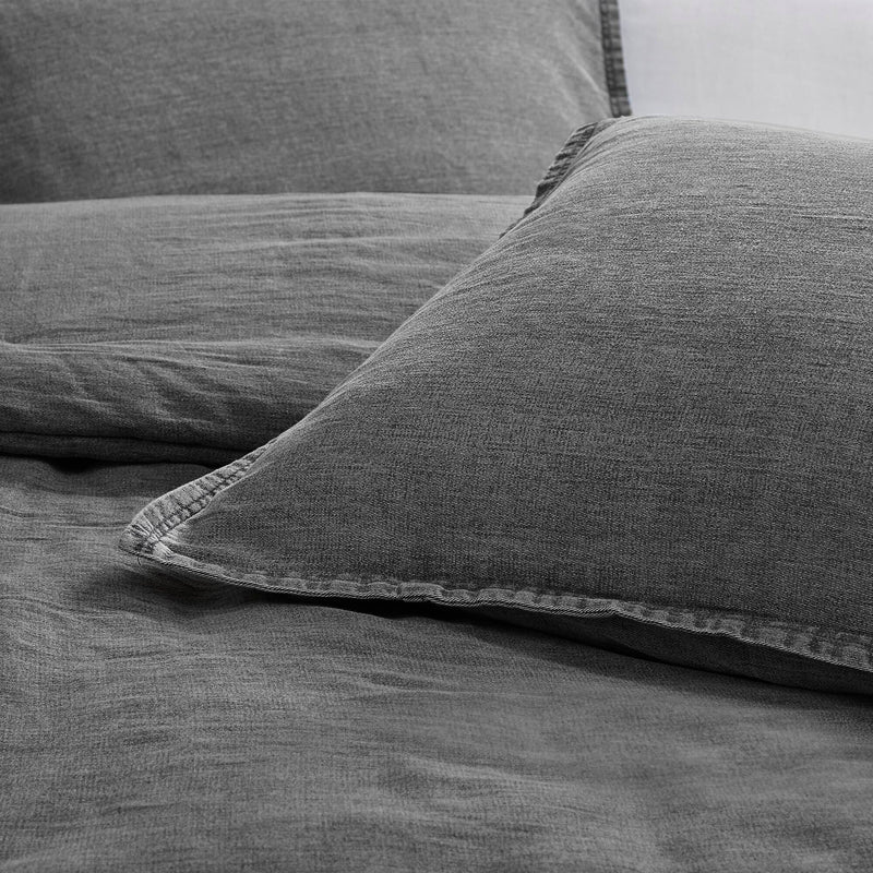 3PCS Full/Queen Twill Washed Duvet Set