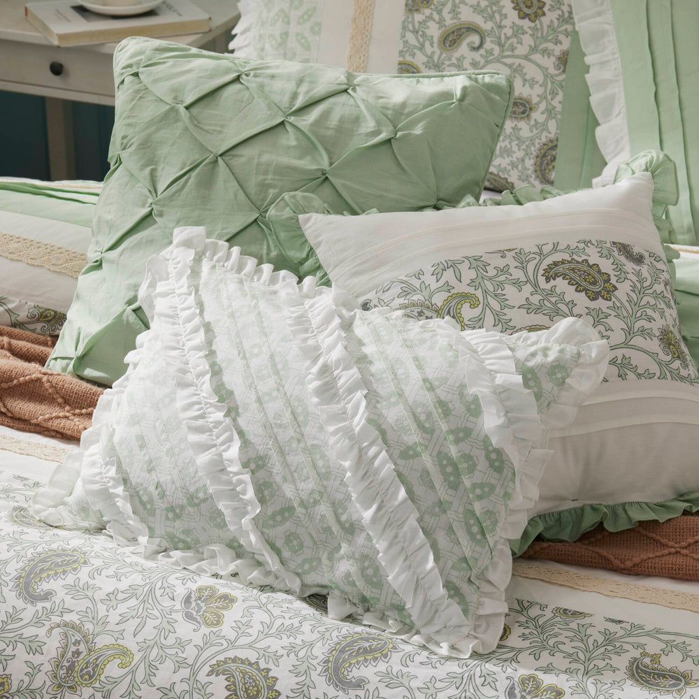 9 Piece Cotton Percale Comforter Set Queen Media 15
