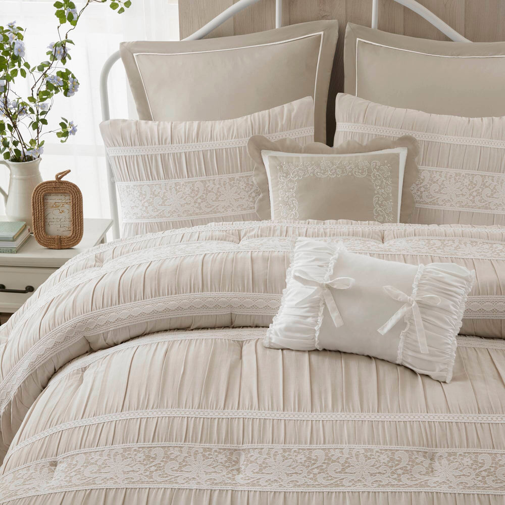 7- Piece Queen Jacquard Comforter Set Media 17
