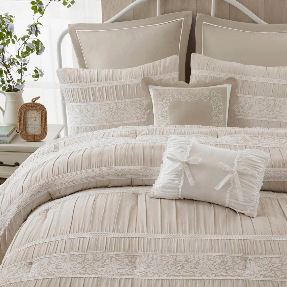 7- Piece Queen Jacquard Comforter Set Media 17