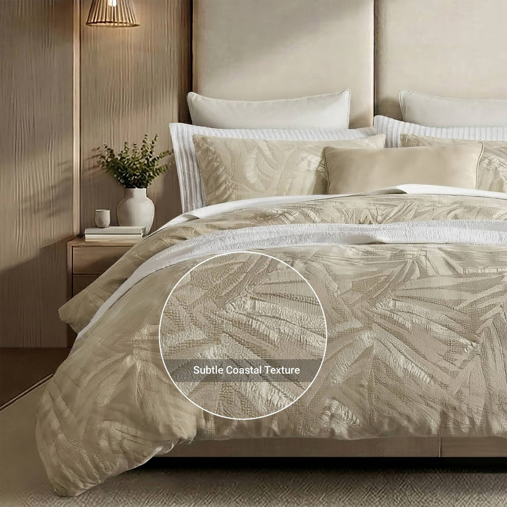 3 Pieces King Cotton Duvet Set,Linen Media 4