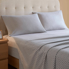 4-Piece 100% Cotton Printed Sheet Set perspective