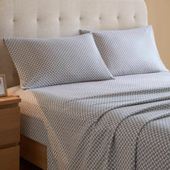 4-Piece 100% Cotton Printed Sheet Set perspective