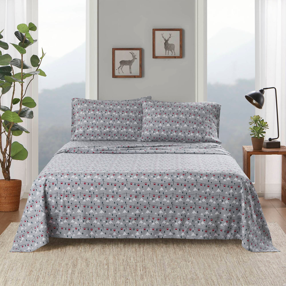 4 PCS Full Sheet Set Grey Ski Jump Media 1