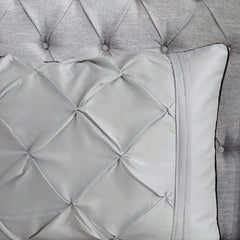 7-Piece 100% Polyester Pieced Pleated Tufted Comforter Set perspective