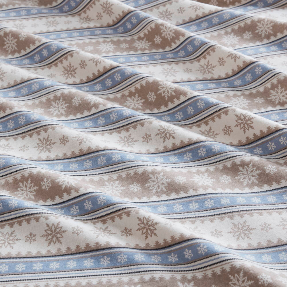 4 PCS Full Sheet Set Blue Snowflake Media 21