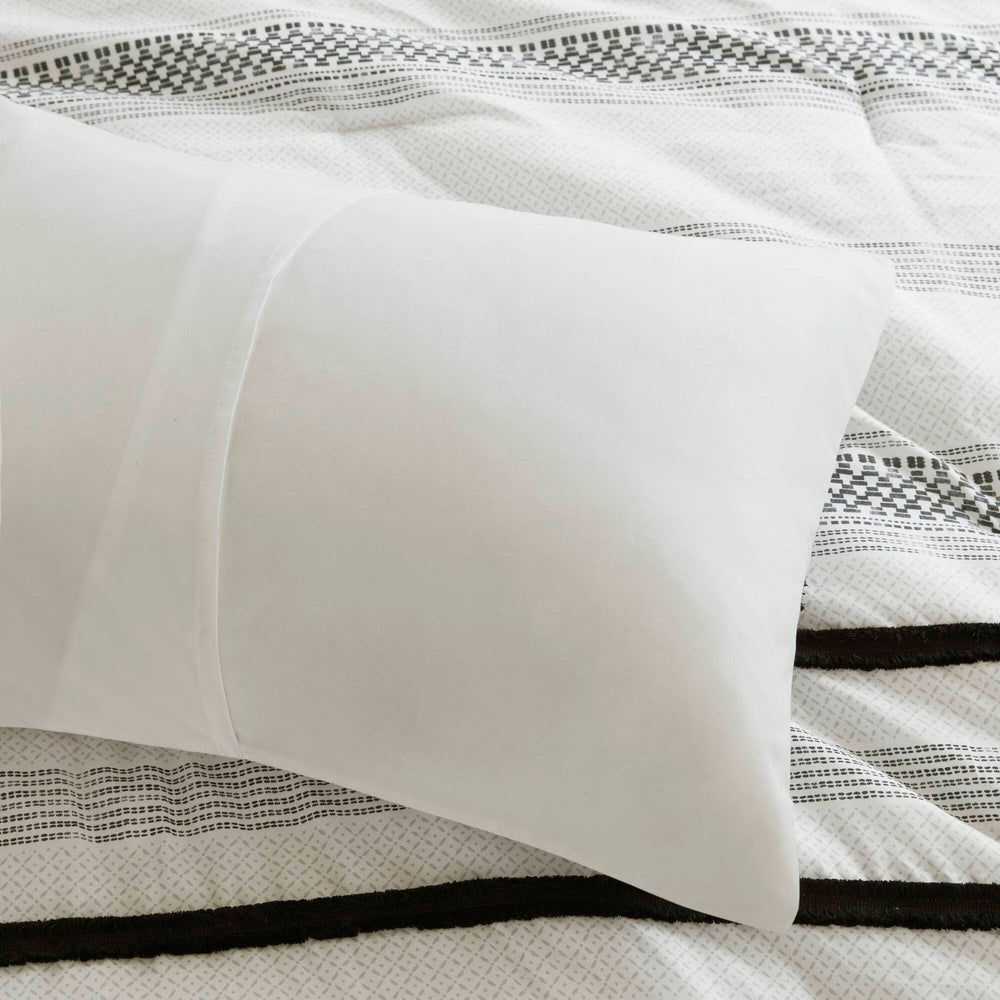 7 Piece Stripe Comforter and Quilt Set-King/Cal King Media 18