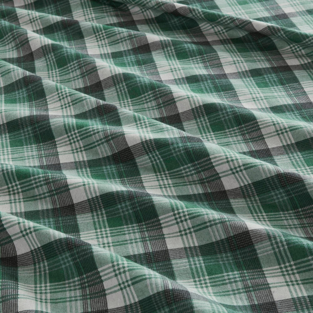 4 PCS Twin Sheet Set Green Plaid Media 11