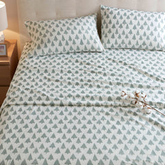 4-Piece 100% Cotton Printed Sheet Set perspective