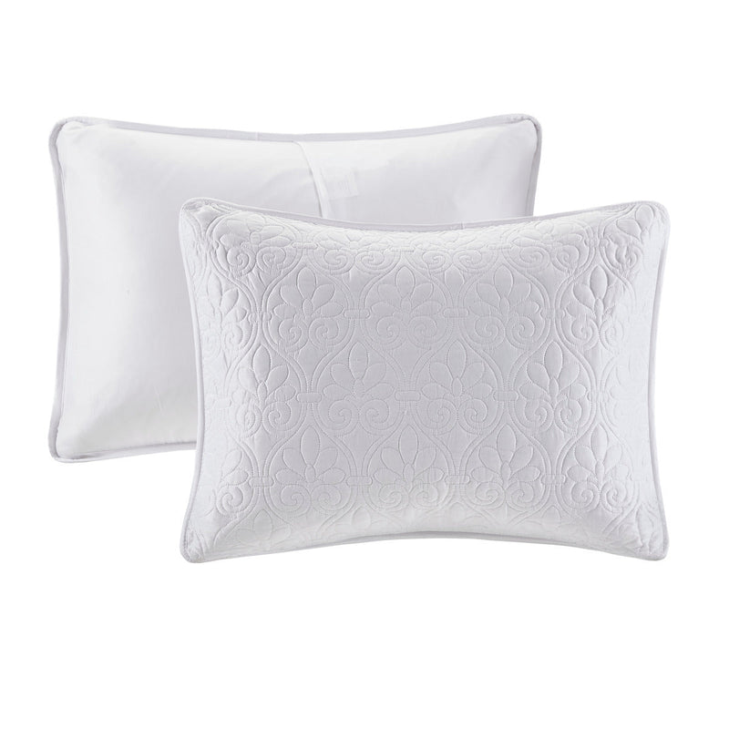 Reversible Bedspread Set White King