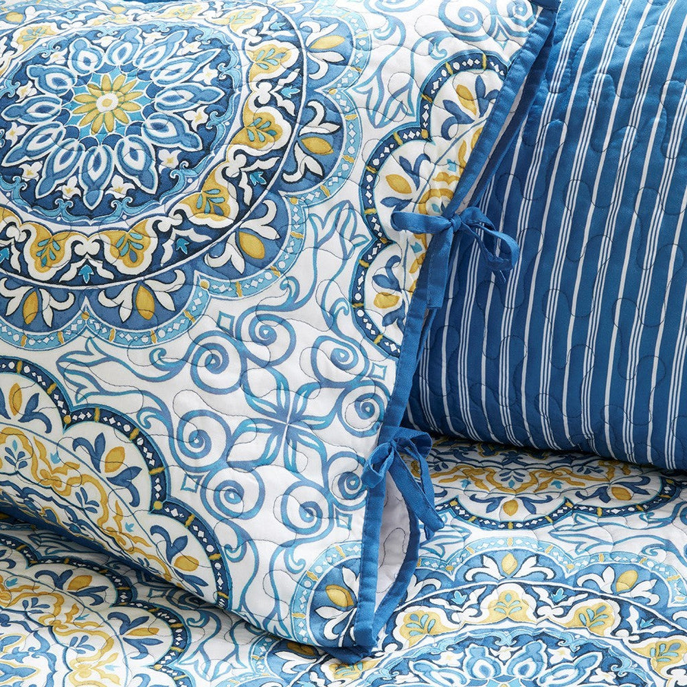 6 Piece Reversible Daybed Cover Set Blue Daybed Media 4
