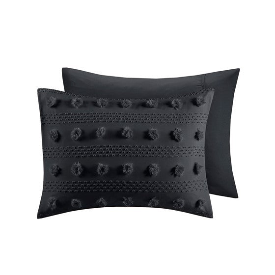 Full/Queen Clip Jacquard Comforter Set Media 2