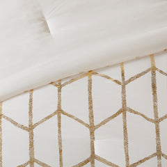 5-Piece 100% Polyester Brushed Comforter Set perspective