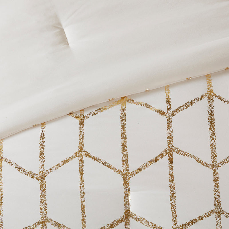 5-Piece 100% Polyester Brushed Comforter Set