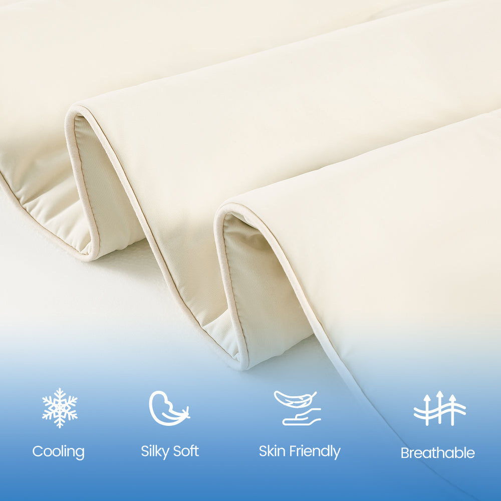 1-Piece 60x90' Cooling DA Comforter,Ivory Media 7
