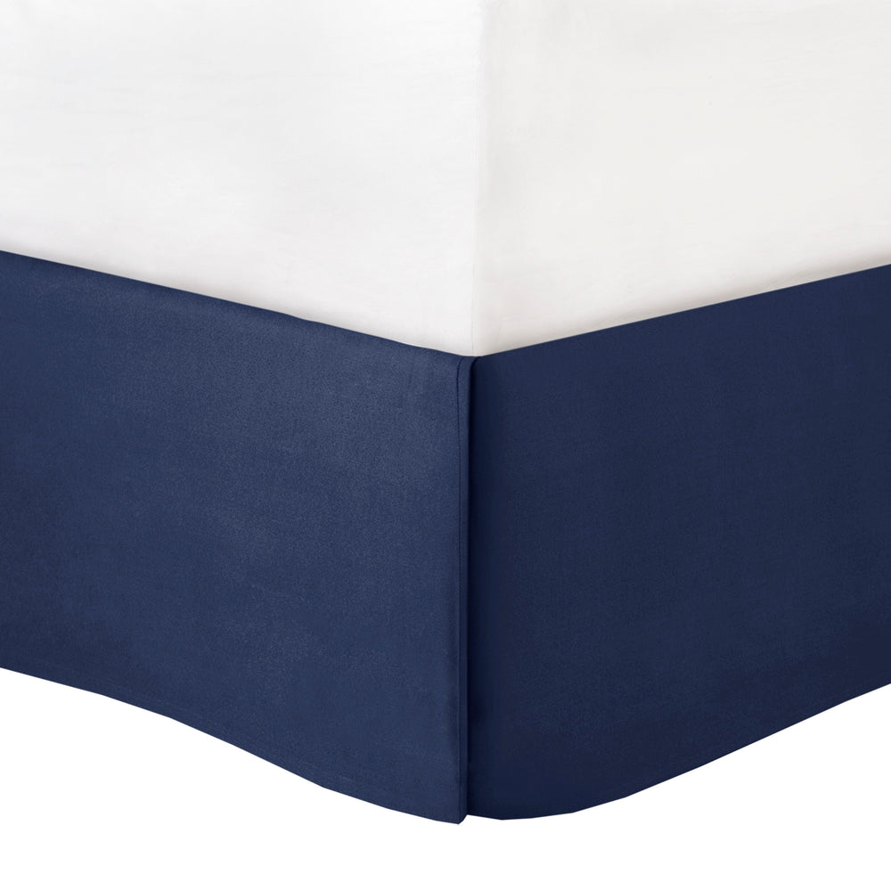 12 Piece Comforter Set with Cotton Bed Sheets Navy Cal King Media 19