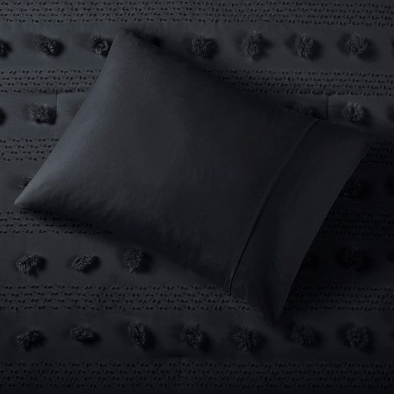 King/Cal King Clip Jacquard Comforter Set Media 7