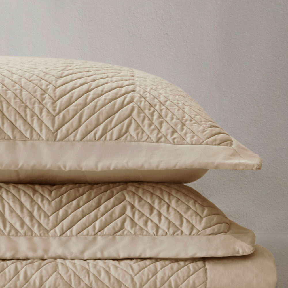 King 3 Piece Cotton Quilt Set Linen Media 18
