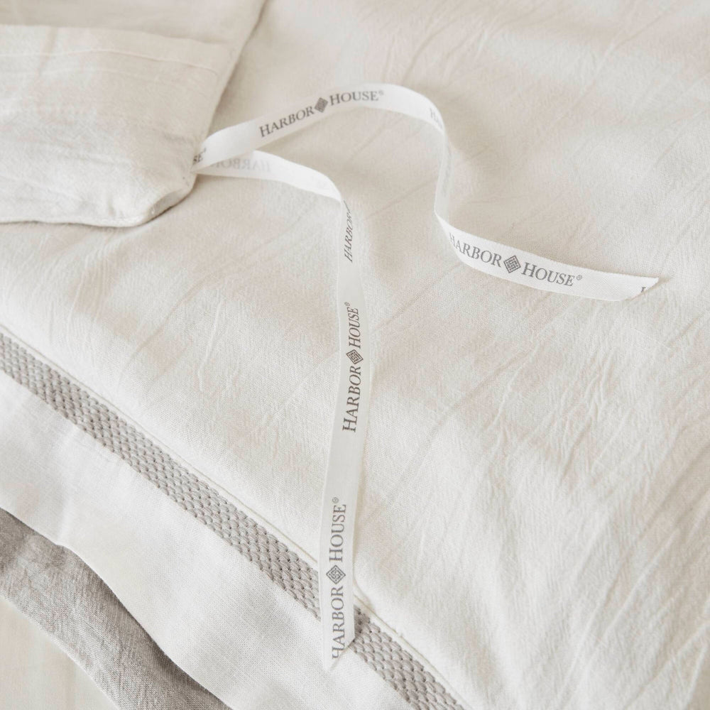 3 Pieces Full/Queen Duvet Cover Set,White+Gray Media 19
