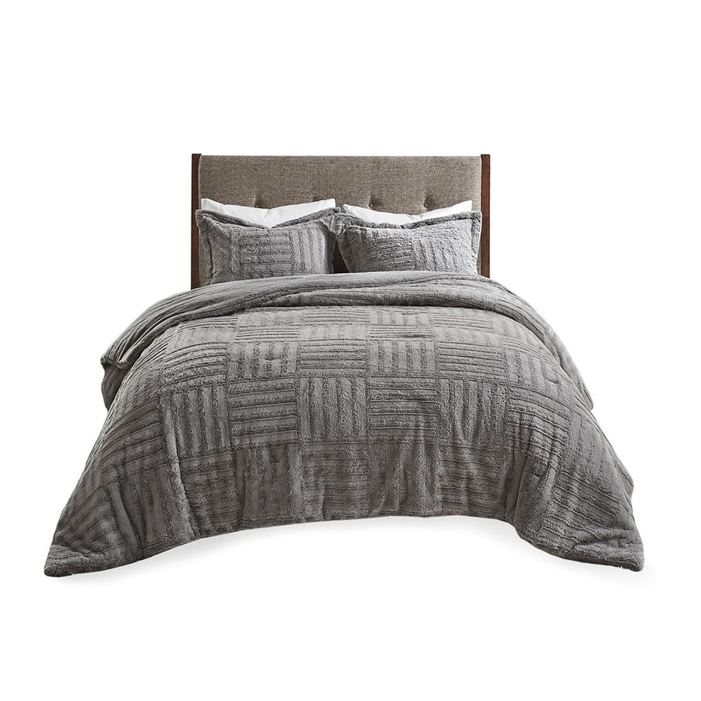 Full/Queen Fur Down Alternative Comforter Mini Set Media 7