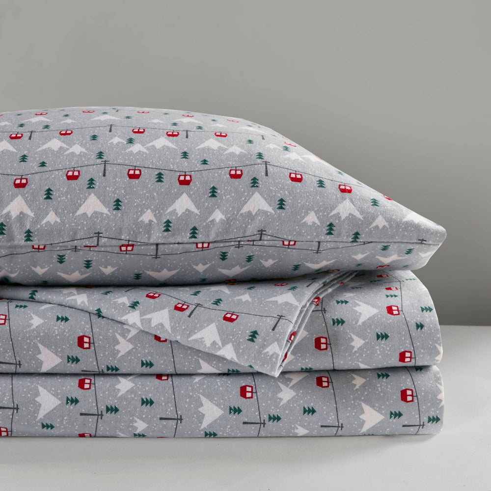 4 PCS Full Sheet Set Grey Ski Jump Media 19