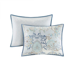 3 Piece Cotton Floral Printed Reversible Duvet Cover Set perspective