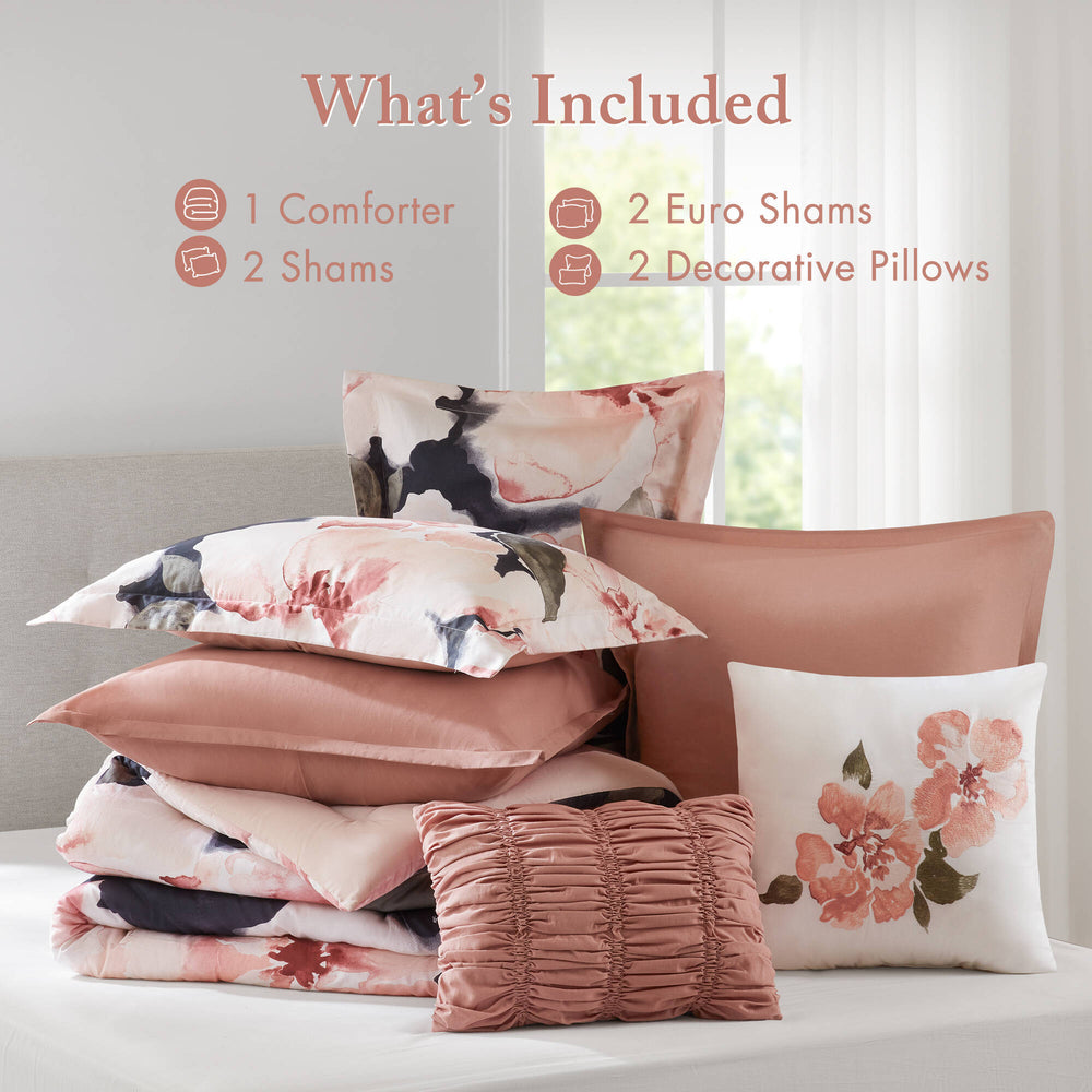 7- Piece Queen Comforter Set Media 4