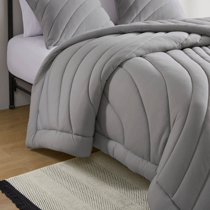 Poly Jersey Puffy Comforter Set