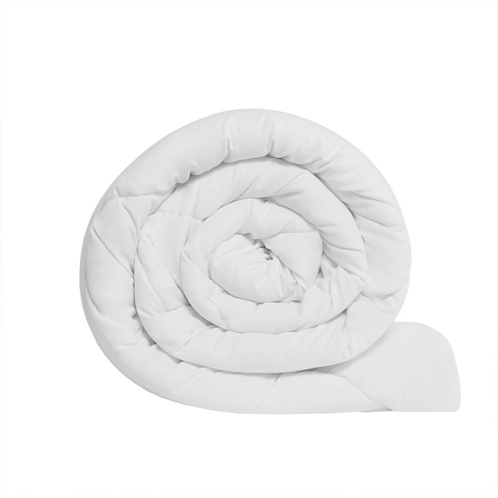 Oversized Down Alt Comforter with HeiQ Smart Temp Treatment White Full/Queen Media 13